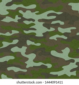 Full seamless abstract military camouflage skin pattern vector for decor and textile. Army masking design for hunting textile fabric printing and wallpaper. Design for fashion and home design.
