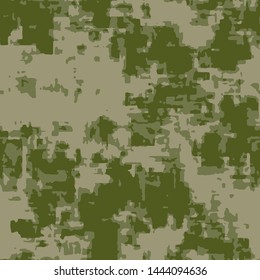 Full seamless abstract military camouflage skin pattern vector for decor and textile. Army masking design for hunting textile fabric printing and wallpaper. Design for fashion and home design.
