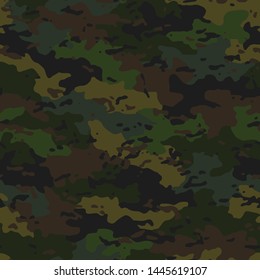 Full seamless abstract military camouflage skin pattern vector for decor and textile. Army masking design for hunting textile fabric printing and wallpaper. Design for fashion and home design.