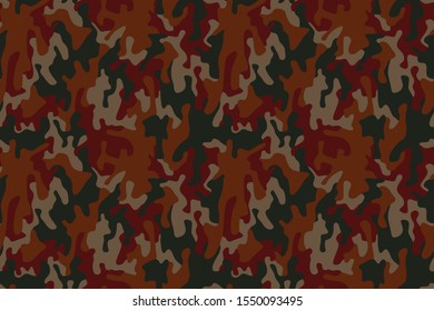 Full seamless abstract military camouflage skin pattern vector for decor and textile. Army masking design for hunting textile fabric printing and wallpaper. Design for fashion and home design.