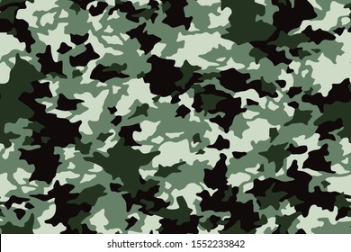 Full seamless abstract military camouflage skin pattern vector for decor and textile. Army masking design for hunting textile fabric printing and wallpaper. Design for fashion and home design.