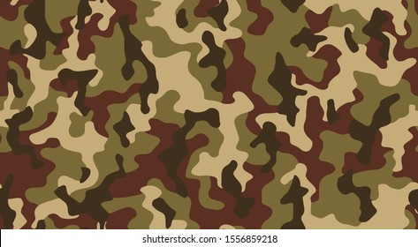 Full seamless abstract military camouflage skin pattern vector for decor and textile. Army masking design for hunting textile fabric printing and wallpaper. Design for fashion and home design.