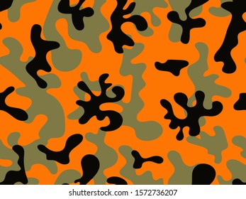 Full seamless abstract military camouflage skin pattern vector for decor and textile. Army masking design for hunting textile fabric printing and wallpaper. Design for fashion and home design.