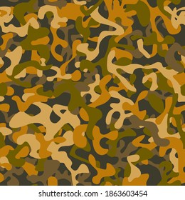 Full seamless abstract military camouflage skin pattern vector for decor and textile. Army masking design for hunting textile fabric printing and wallpaper. Design for fashion and home design.
