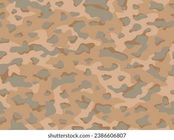 Full seamless abstract military camouflage skin pattern vector for decor and textile. Green army camo design for textile fabric print.