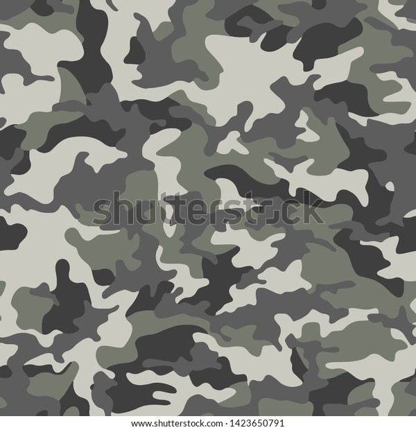 Full Seamless Abstract Military Camouflage Skin Stock Vector (Royalty ...