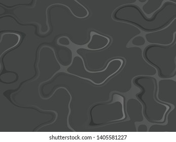 Full Seamless Abstract Modern Winding Pattern Vector. Silver and Gray Clothes Fabric Print Background.