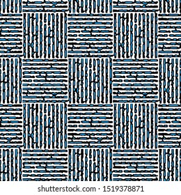 Full seamless abstract monochrome pattern vector for decoration. Texture design for textile fabric printing and wallpaper. Grunge model for fashion and home design.