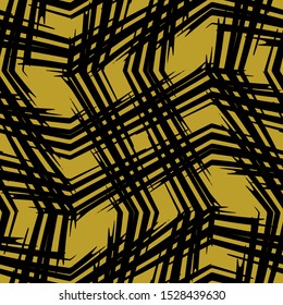 Full seamless abstract monochrome pattern vector for decoration. Texture design for textile fabric printing and wallpaper. Grunge model for fashion and home design.