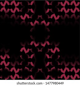 Full Seamless abstract pattern for fabric printing. Black and red colored design suitable for printing on women's dress. Endless pattern for evening dress fabric.
