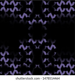 Full Seamless abstract pattern for fabric printing. Black and purple colored design suitable for printing on women's dress. Endless pattern for evening dress fabric.