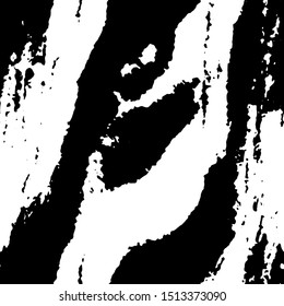 Full Seamless Abstract Pattern. Monochrome Vector. Black and White Dress Fabric Print. Design for Textile and Home Decoration. 