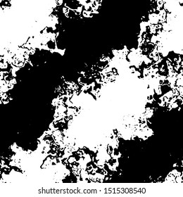 Full Seamless Abstract Pattern. Monochrome Vector. Black and White Dress Fabric Print. Design for Textile and Home Decoration. 