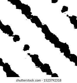 Full Seamless Abstract Pattern. Monochrome Vector. Black and White Dress Fabric Print. Design for Textile and Home Decoration. 