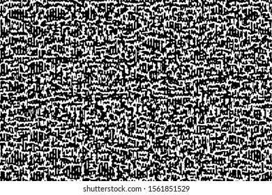 Full Seamless Abstract Pattern. Monochrome Vector. Black and White Dress Fabric Print. Design for Textile and Home Decoration. 