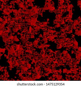 Full seamless abstract pattern vector for decor and textile. Black and red camouflage design for girls, boys textile fabric printing and wallpaper. Design for fashion and home design background.