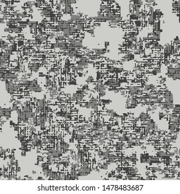 Full seamless abstract pattern vector for decor and textile. Black and white camouflage design for girls, boys textile fabric printing and wallpaper. Design for fashion and home design background.
