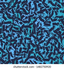 Full seamless abstract pattern vector for decor and textile. Turquoise design for girls, boys textile fabric printing and wallpaper. Design for fashion and home design background.