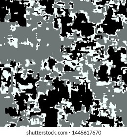 Full seamless abstract winter military camouflage skin pattern vector for decor and textile. Army masking design for hunting textile fabric printing and wallpaper. Design for fashion and home design.