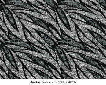 Full Seamless Abstract Zebra Animal Skin Pattern in Vector Zigzag with Soft Colors illustration for Fashion Textile Fabric Print Background