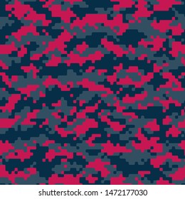 Full Seamless Army Camouflage Pattern Vector. Military Camo Skin for Decor and Textile. Army masking design for hunting textile fabric printing and wallpaper.