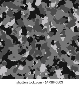 Full Seamless Army Camouflage Pattern Vector. Military Camo Skin for Decor and Textile. Army masking design for hunting textile fabric printing and wallpaper.