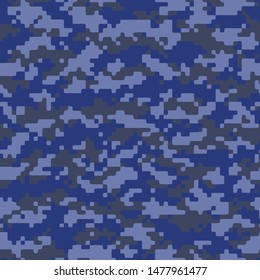 Full Seamless Army Camouflage Pattern Vector. Military Camo Skin for Decor and Textile. Army masking design for hunting textile fabric printing and wallpaper.