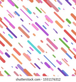 Full Seamless Background with Stripes Colorful Lines Vector. Texture with Vertical Abstract Brush Strokes. Vertical lines design for armchair, curtain and linens fabric print.