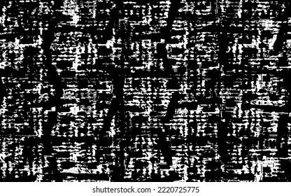 Full seamless black white distress texture pattern vector for decoration.Design for textile fabric printing and wallpaper. Grunge model for fashion and home design.