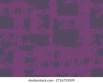 Completo patrón de bloque grunge audaz sin costuras con cuadrados de pincel en capas. Fondo de impresión abstracta de moda para la ropa y la decoración del hogar. Textura afligida para ropa de calle, bolsos y almohadas.