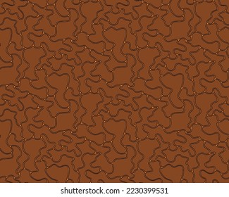 Full seamless bronze camouflage texture pattern vector. Orange military textile fabric print. Army camo background. Usable for Jacket Pants Shirt and Shorts.
