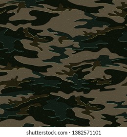 Full Seamless camouflage pattern in vector illustration for fashion textile background original design