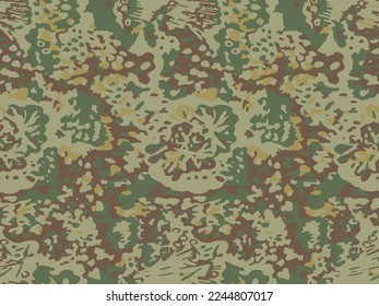 Full seamless camouflage texture pattern vector for military textile. Usable for Jacket Pants Shirt and Shorts. Dirty army camo masking design for skin fabric print and wallpaper. 