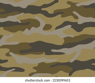 Full seamless camouflage texture skin pattern vector for military textile. Usable for Jacket Pants Shirt and Shorts. Army camo background fabric print.
