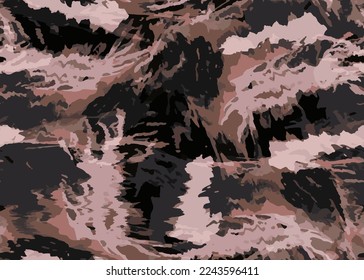 Full seamless camouflage texture skin pattern vector for military textile. Usable for Jacket Pants Shirt and Shorts. Dirty army camo masking design for hunting fabric print and wallpaper.