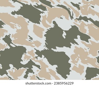 Full seamless camouflage texture skin pattern vector for military textile. Usable for Jacket Pants Shirt and Shorts. Dirty army camo masking design for hunting fabric print and wallpaper.