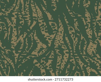 Impressão completa sem emenda do padrão da zebra da camuflagem. Meio-Tom Especial Exército Camo Textura Fundo. Pele de animal militar para tecido têxtil.