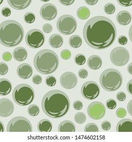 Full seamless circle geometric skin pattern vector for decor and textile. Soft green design for textile fabric printing and wallpaper. Design for fashion and home design cover.