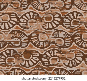 Impresión De Tela De Tela De Ropa Sin Marea. Diseño de texturas para mujeres vestidas con escarf y lino. Fondo de diseño de vectores sin fin.