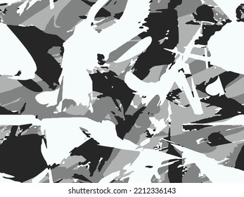 Full seamless dark military camouflage texture pattern vector. Light design for girls, boys textile fabric and wallpaper print. Design for fashion and home design background.