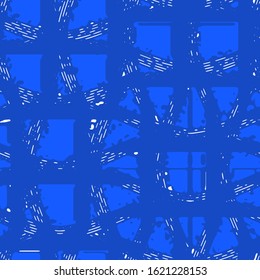 Full seamless decorative pattern vector. Blue texture design for girls, boys textile fabric printing and wallpaper. Design for fashion and home design background.