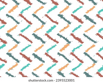Full Seamless Doodle Hand Drawn Linen Style Pattern Vector. Organic Natural Color Design for Pillow, Soft Linens. Modern Home Decor Fabric Print. Repeat illustration Background
