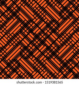 Full seamless geometric monochrome pattern vector for decoration. Texture design for textile fabric printing and wallpaper. Grunge model for fashion and home design.