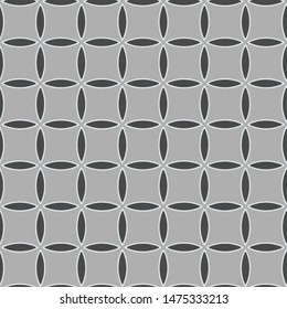 Full Seamless Geometric Square Pattern Vector for Decor and Textile Skin. Gray Color design for textile fabric printing and wallpaper. Design for fashion and home design cover.
