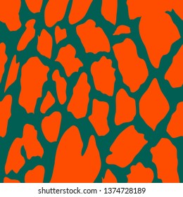 Full Seamless Giraffe pattern design. Repeating Animal vector illustration background for fashion textile