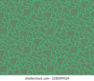 Full seamless green camouflage texture pattern vector. Military textile fabric print. Army camo background. Usable for Jacket Pants Shirt and Shorts.