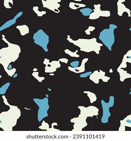 Vector de patrón de textura decorativa de grunge sin fisuras. Diseño monocromo para niñas, niños, impresión de tela textil y papel tapiz. Diseño para la moda y el fondo del diseño del hogar.