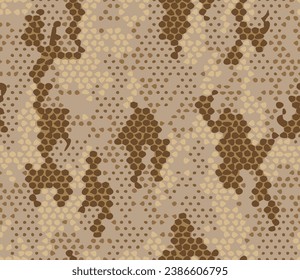 Fondo de Camuflaje de puntos de media tonalidad sin foco. Impresión de tela de textura de vídeo. Para el diseño del suelo textil y de mármol.