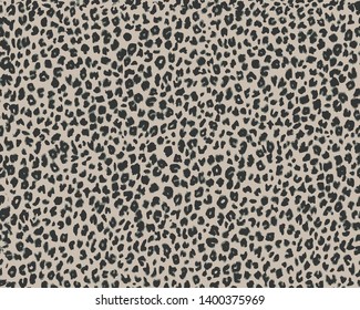 Full Seamless Leopard Cheetah Animal Skin Pattern Camouflage Vector Abstract Tiger illustration for fashion textile fabric print gray black and white background