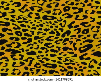 Full seamless leopard cheetah animal skin pattern. Design for cheetah colored textile fabric printing. Suitable for fashion use.